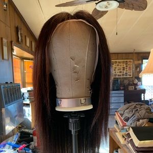 100% Brazilian human hair handmade lace front wig